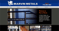 Desktop Screenshot of marvinmetals.com