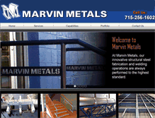 Tablet Screenshot of marvinmetals.com